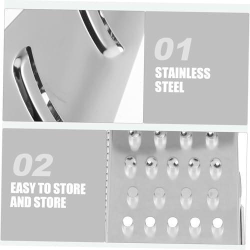 Rallador caja multifunción de acero inoxidable miniatura 3
