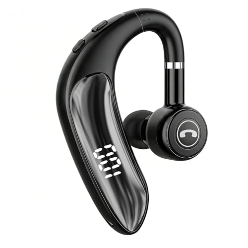 Bluetooth Headset V5.4, 23H Talk Time Wireless Headphone Cell Phone Earpiece with LED Display,...