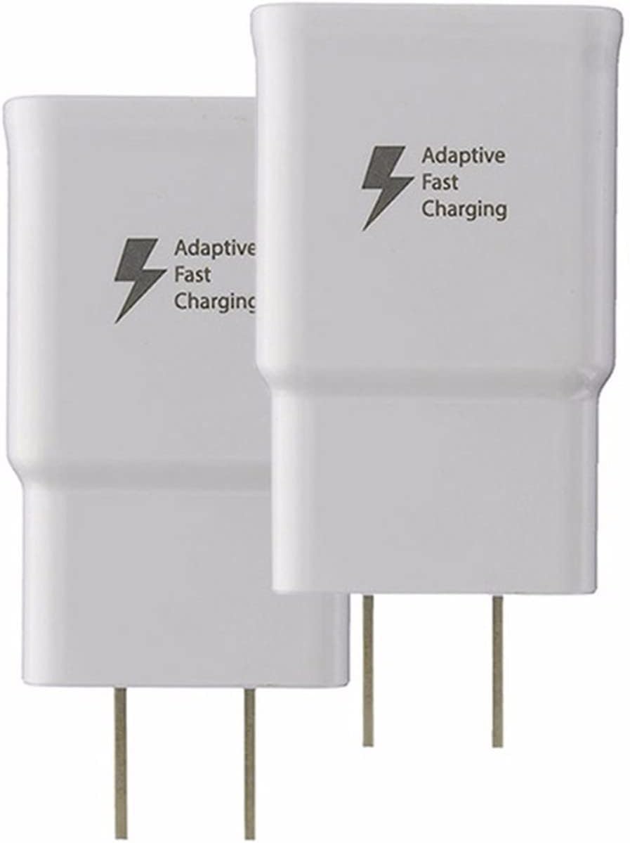 Original Samsung Adaptive Fast Charging Wall Adapter for Galaxy Galaxy S8 S9 Plus Note 8 (2 PACK)