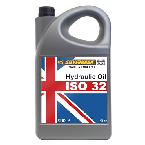 Silverhook Hydraulic Oil ISO 32 5 Litre Anti-Wear Fluid Compressor Packaging May Vary
