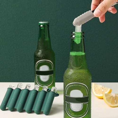 2pcs Ice Tray Model Household Ice Tray Long Ice Stick Mould Easy Release Ice Wear- Ice Cube Tray Ice Cube Trays Ice Making Tray Silicone Ice Cube Tray Reusable Ice Tray Ice Bar