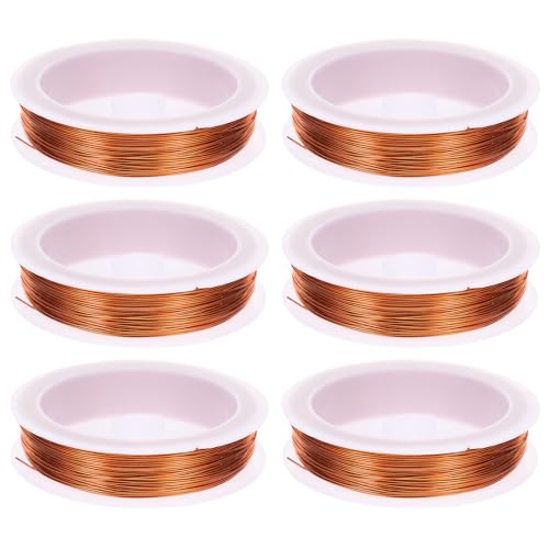 Alambre galvanizado para manualidades SOIMISS: pack de 6 rollos para crear flores diy