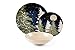 Excelsa Notturno Service d'assiettes 18 pièces, porcelaine et céramique, multicolore
