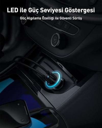 Chargeur de voiture Anker 325 1 Type A et 1 Type C PD - vue 8