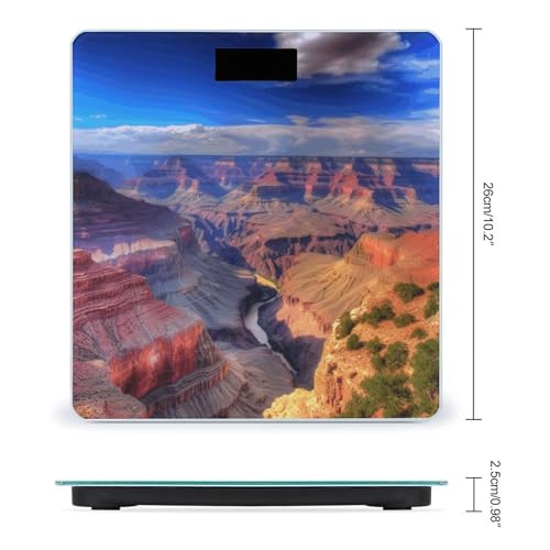 Báscula digital de baño Beauty Grand Canyon con pantalla LCD miniatura 2
