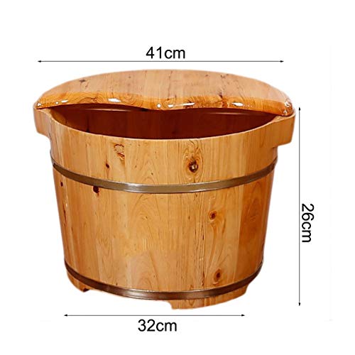 Spa para pies de madera sólido y cedro miniatura 2