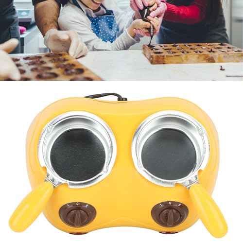 Fuente de chocolate eléctrica con doble pote 20W y dos temperaturas miniatura 2