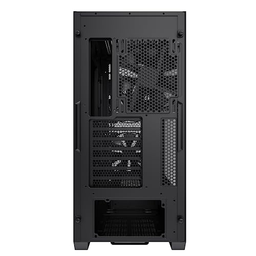 Image of Montech AIR 903 Base, E-ATX Mid Tower Case, High Airflow with Max Capacity, 3X 140mm PWM Fans Pre-Installed, Tempered Glass Side Panel, Mesh Front, Type-C, Support 4090 GPUs, Black