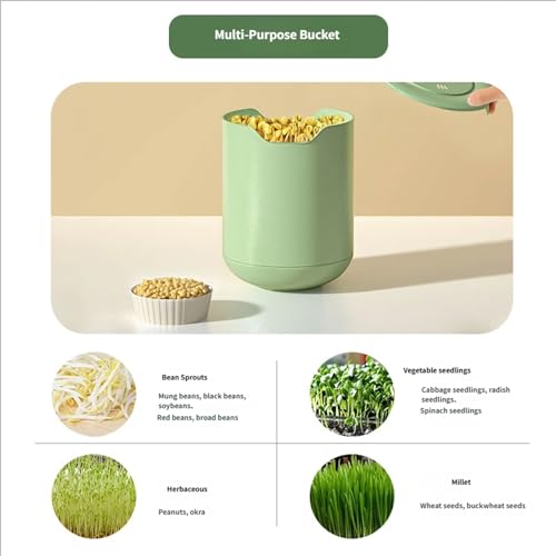 Machine de germination pour pousses fraîches avec cycle de rinçage automatique