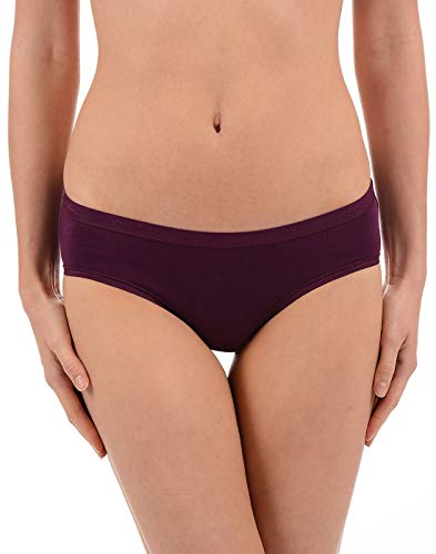 Image of Amante Solid Cotton Low Rise Hipster Panty Pack(Pack of 3)