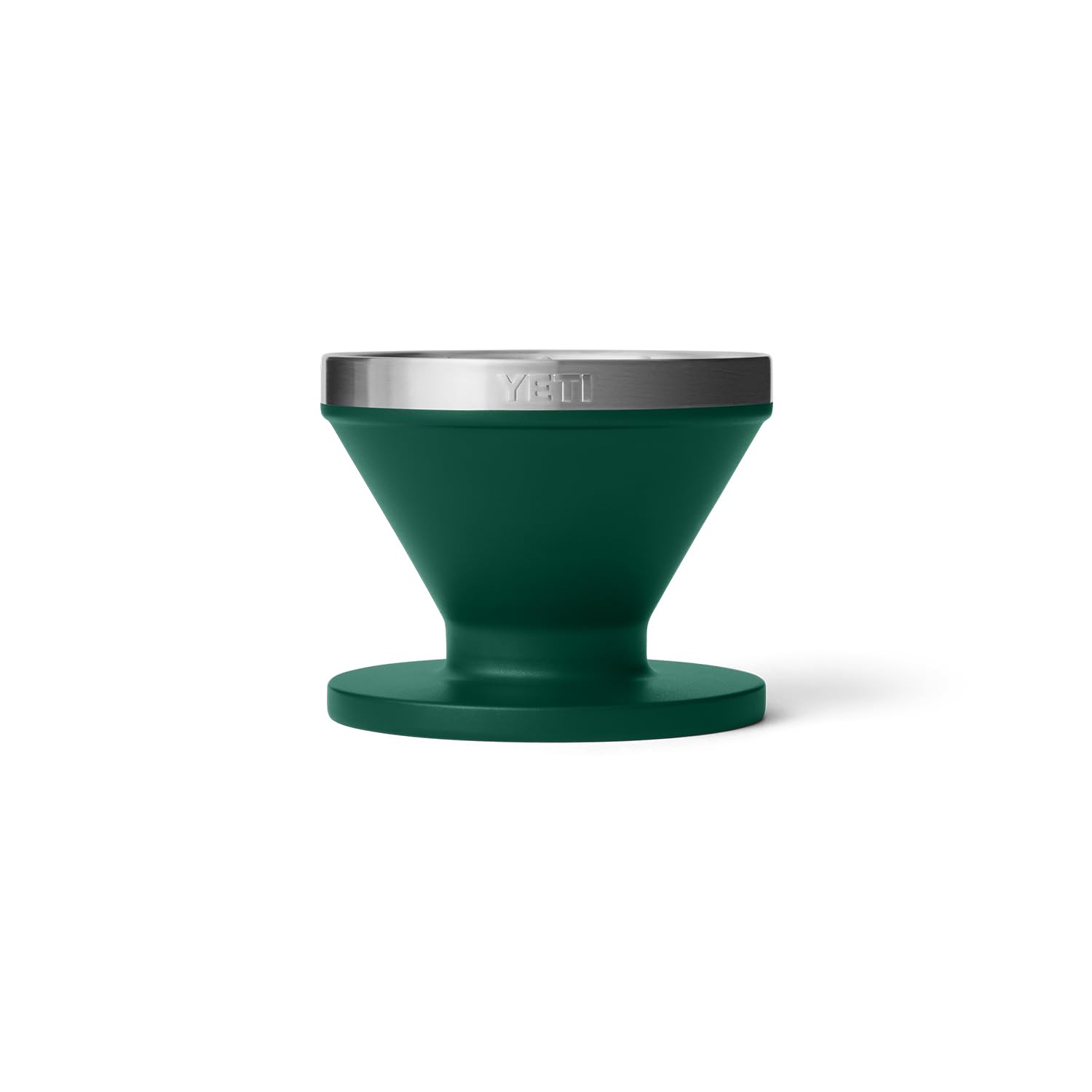 YETI Rambler Accessoire pour cafetière à verser partout, conçu pour une extraction parfaite du café n'importe où, en acier inoxydable, s'adapte à n'importe quel filtre V60, vert forêt noire