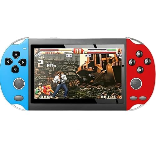 Image of Drumstone (10 Years Assured Warranty) X7 Handheld Video Game Console with 4.3 Inch HD Display, 10000+ Built In Games, Dual Joystick Gaming System, 8GB Storage, Rechargeable Battery, Portable MP5 Retro