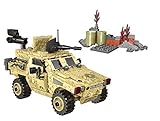 Bausteine Panzerfahrzeug Humvee inkl. Soldaten