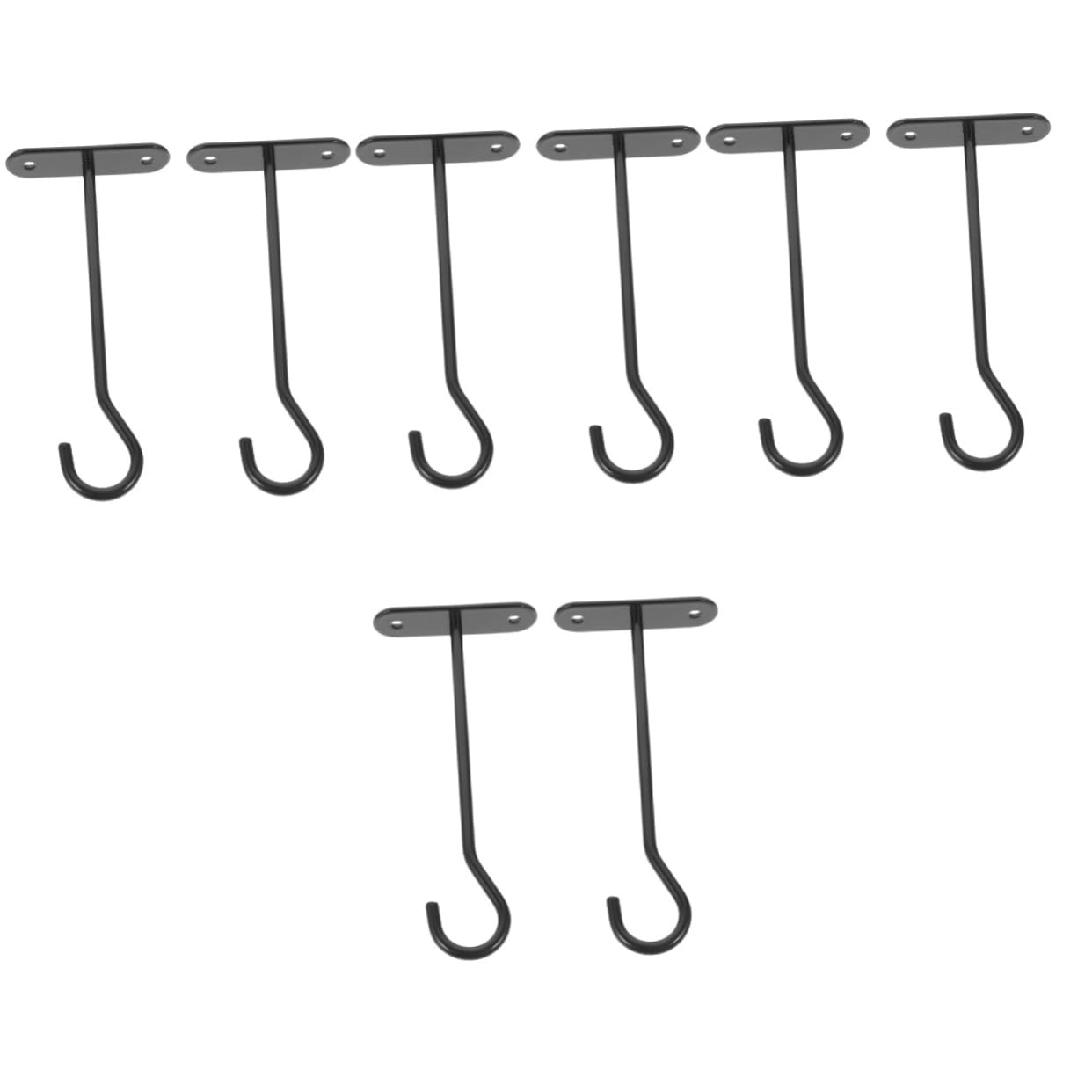 LIOOBO 8 Ensembles Crochets de Plafond pour Plantes de Crochets Suspendus Accessoires de Décoration Intérieure Extérieure pour Pots de Fleurs Plantes Suspendues