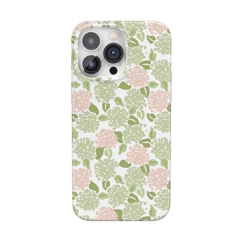 Casely iPhone 14 Pro Case | Hydrangea Haze | Floral Garden | Compatible with MagSafe | Classic Ultra Thin Design