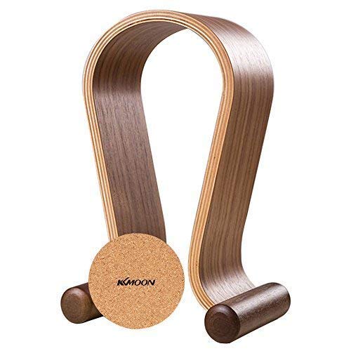 Samdi Wooden Walnut Wood Omega Headphone Gaming Headset Display Stand Holder Hanger #TOP7