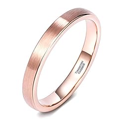 3mm Rose Gold