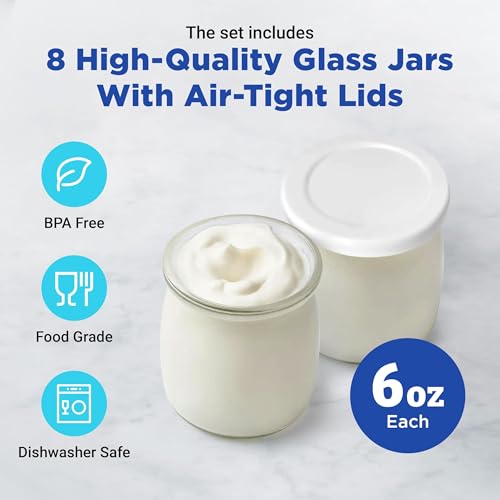 Image of Ultimate Probiotic Yogurt Maker - Make Billions of Live Probiotics with Adjustable Temperature and Time Control - Get Better Gut Health - - Perfect Kitchen Gift