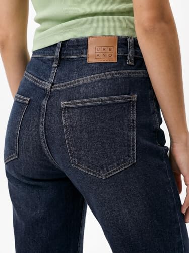 Image of Urbano Fashion Women's Mid Rise Bootcut Washed Jeans Stretchable