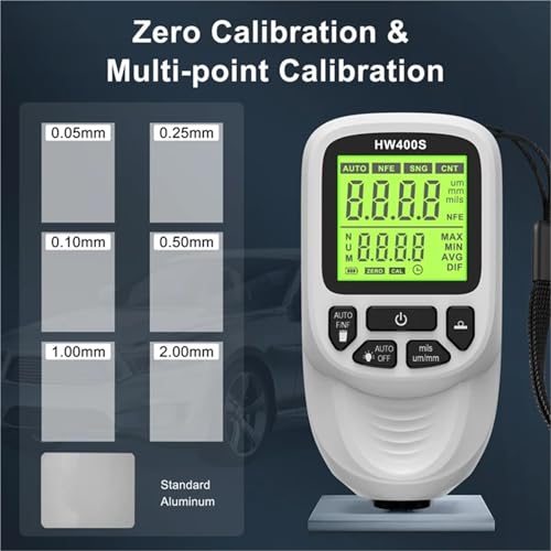 Medidor digital de espesor de pintura automotriz miniatura 4