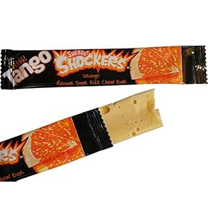 Sherbet Shockers Chew Bar Orange Smaak (24 repen meegeleverd)