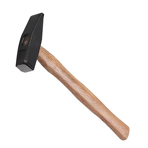 KSEIBI 271075 Machinist Engineers Hammer, Forged Steel Cross Peen Sheet Metal Hammer, Blacksmith Forging Tools (Wooden Handle, 1.10 lb / 500 grams)
