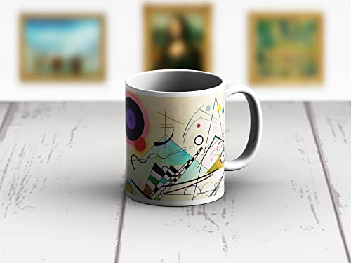 DìMò ART Tasse en céramique Mug personnalisé Wassily Kandinsky Composition VIII