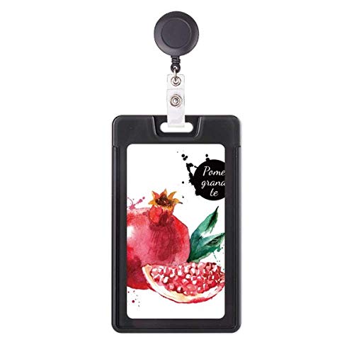 Porte-badge rétractable grenade pour pass et clés de bureau
