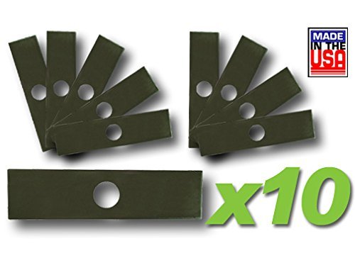 MowerPartsGroup (10) Pk Edger Blades 8" X 2" Fits Echo Stihl Husqvarna Ryobi