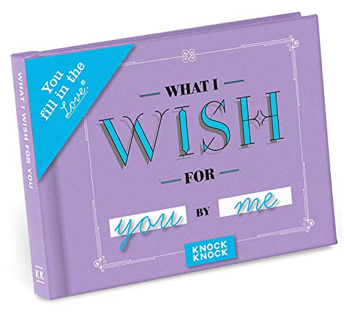 Image of Knock Knock What I Wish for You Fill in the Love Journal (New Design)