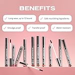 Sacheu Lip Liner Stay-N - Peel Off Lip Stain. Long Lasting Matte Lip Tattoo, Transfer Proof Lipstain Infused with Hyaluronic Acid & Vitamin E, for All Skin Types. Vegan and Cruelty-Free, HEY-zel - Image 4