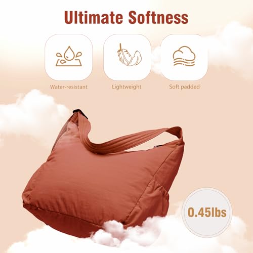 Nylon Hobo Crossbody Bags Large Shoulder Bag Casual Work Travel Handbags 2025 Trendy with Adjustable Quilted Strap4