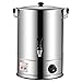 GUNDAN Urna per Catering Caldaia ad Acqua Calda in Acciaio Inossidabile, distributore di Acqua Calda per tè e caffè, Grande capacità Commerciale, Uso Ufficio (80 Litri)