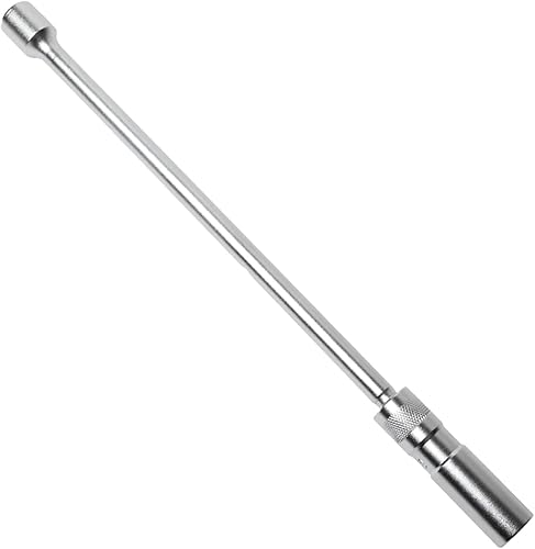 BELEY Enchufe de bujía de 0.55 pulgadas con extensión de 12 pulgadas, enchufe magnético de pared delgada de 12 puntos compatible con BMW Nissan