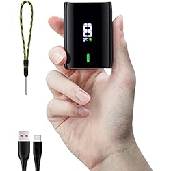 Batería Externa Huawei 10000Mah Coolreall Power Bank 10000mAh, Mini Bateria Externa con Pantalla LED, Bateria Portatil 3A USB-C (Input & Output) Bateria Portatil Carga Rapida Compatible con iPhone 15 14 13 Samsung S22 Xiaomi Airpods