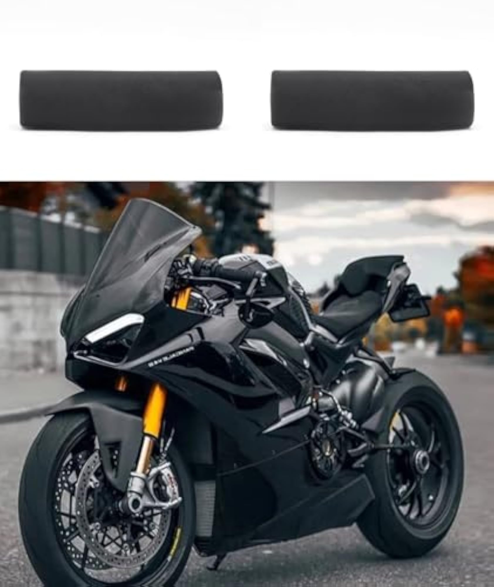 Soft Motorcycle Handle Grips for Comfort and Fatigue Reduction