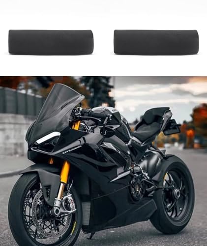 Image of Bike Handle Grip, Soft Grips for Motorcycle Handle, Bike Handle Grip Cover for Hand Fatigue Reduction, Comfortable Non-Slip Cycle Handle Cover, 12cm Length Fits 2.6-3.0cm Handlebars