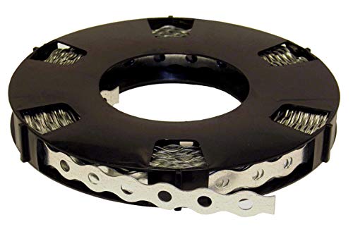 1 Rolle (10 Meter) Lochband 12 mm Stahl verzinkt/Wellenform