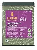 Luxmi Estates - Valerian Dream - Organic Valerian Root Tea for Sleep - Loose Leaf - 50g (25 Cups) | with Valerian Root, Chamomile & Lavender | Perfect Wellness Sleep Tea