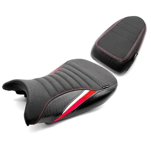 Housse de selle pour S1000RR contre les glissements et l'usure de l'assise moto rouge