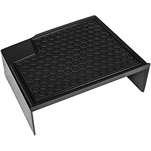 E-cowlboy Dashboard Display Storage Bin Tray Holder for Chevrolet Corvette C7 Z06 Z51 ZR1 Stingray Grand Sport 2014 2015 2016 2017 2018 2019 Interior Accessories Dash Organizer Shelf Container Black