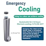 Lodówka elektryczna z insuliną, 2-8°C Z akumulatorem 20000 mAh na leki, na podróż, USB + 4 chłodzące Biogel, mini lodówka, podróżna torba chłodząca na insulinę, dopuszczona do użytku przez TSA