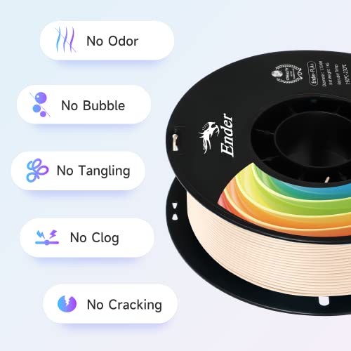 Image of Creality 3D Printer Filament, PLA Plus Filament 1.75mm Beige, PLA Pro Toughness Upgraded Dimensional Accuracy + /- 0.03mm, 1KG Spool(2.2lbs) Ender PLA+ Filament for Most 3D Printer