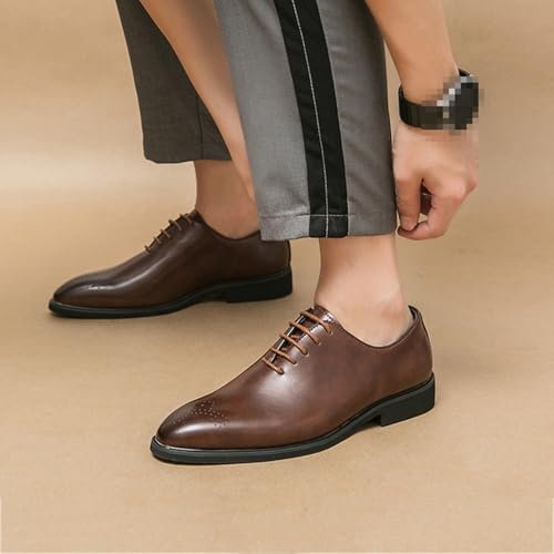 Mens Classic Oxfords Comfortable Dress Shoes Formal Business Stylish Brogues Derby Lace Up Shoes for Men2