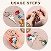 MECCANIXITY Mini Tri-Layered Tassels 1.6" Multi Layers Bohemian Handmade Tassel Bag Charm with Jump Ring for Making Earring Keychain Dreamcatcher DIY Crafts Pack of 50, Black #3