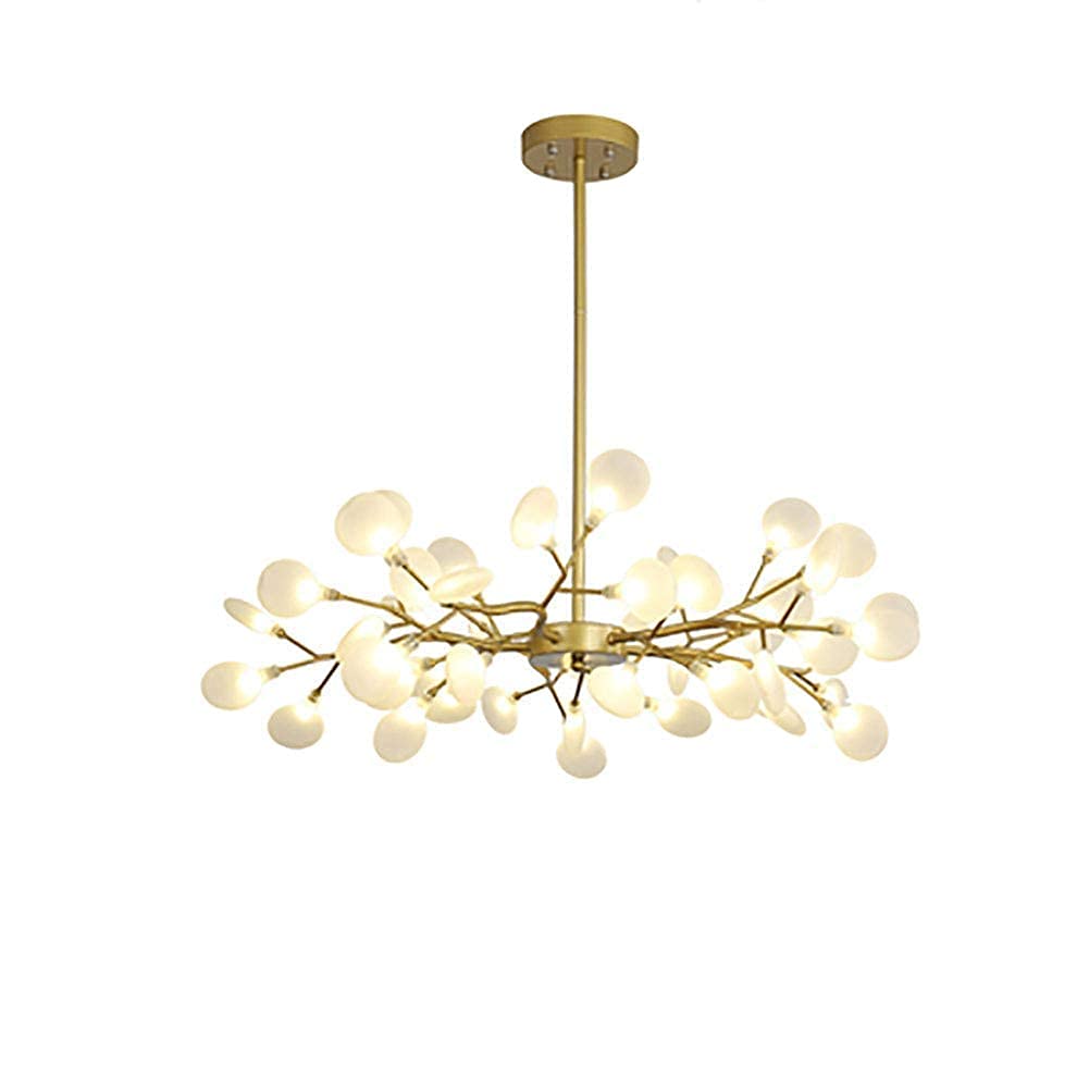 Lustre acrylique doré ZHAOZHAO 45cm : finissez-en avec l'éclairage blafard du salon