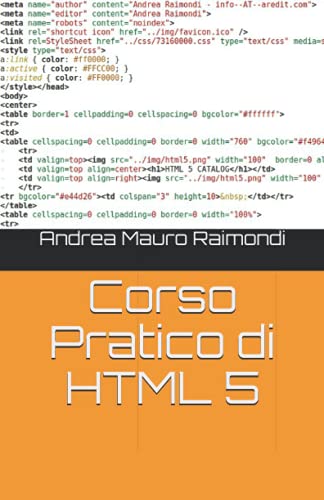  Corso Pratico di HTML 5