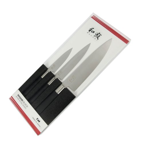 Kai Set 3 Couteau Wasabi Black 67S-300