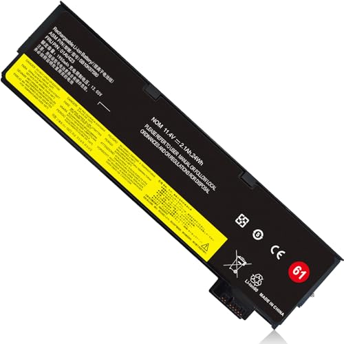 01AV423 SB10K97580 61 External Laptop Battery for Lenovo ThinkPad T470 T480 T570 T580 A475 A485 P51S P52S 01AV422 SB10K97579 01AV424 SB10K97581 01AV452 SB10K97597 01AV490 4X50M08810 11.4V 24Wh