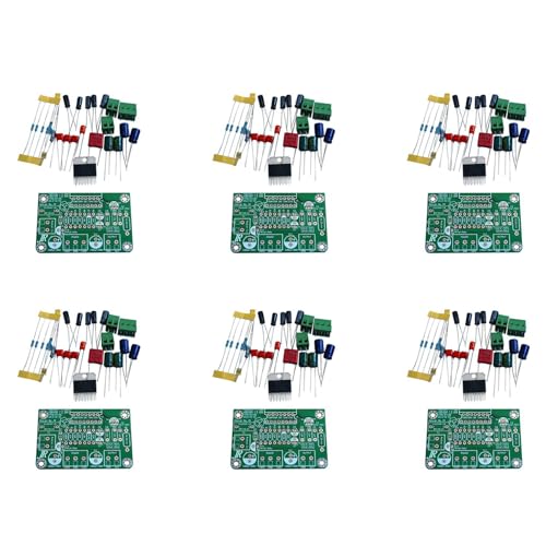 Ronlok 6X TDA7294 80W 100W Mono Audio AMP Tarjeta Amplificador DC30V-40V Kit Fit para TDA7293 Verde